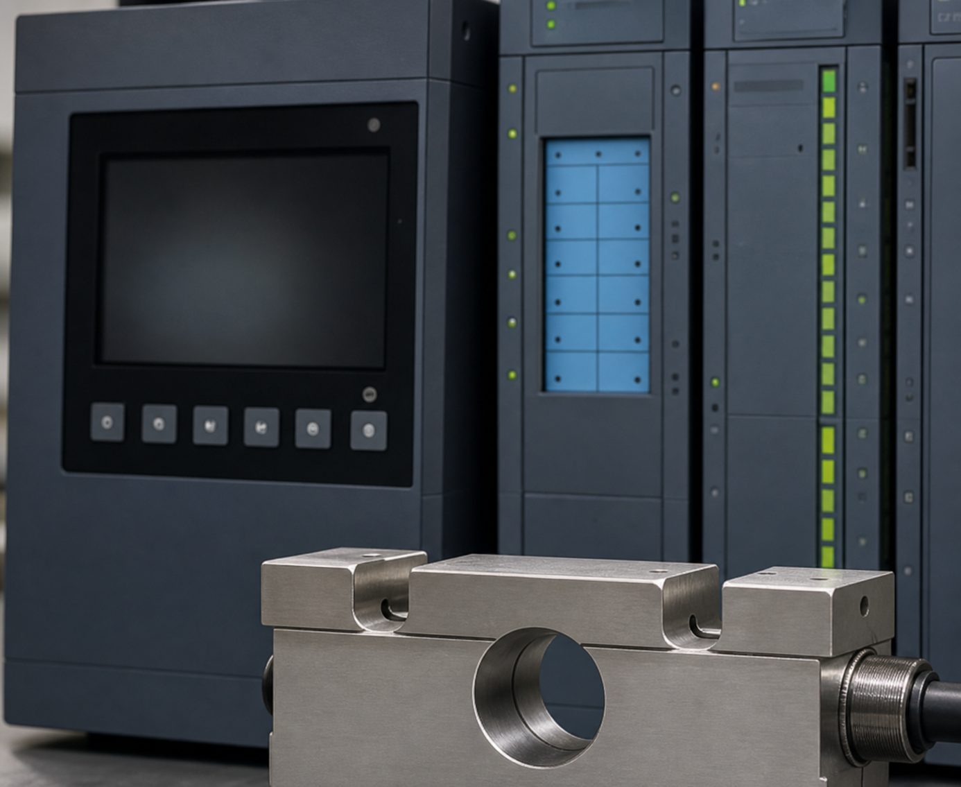 Interface industrielle de contrôle pour pesage modernisé